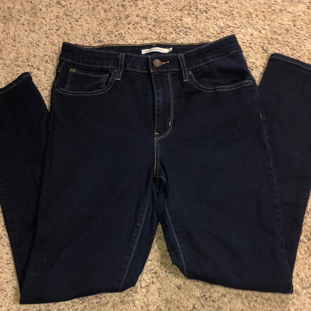 Levi High Rise Skinny Jeans